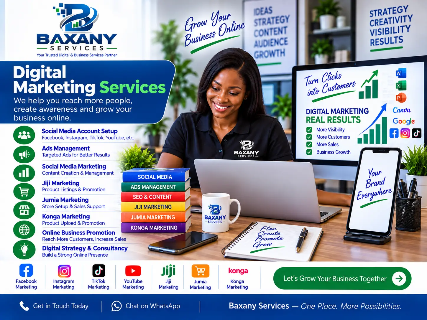 Social media and digital marketing services