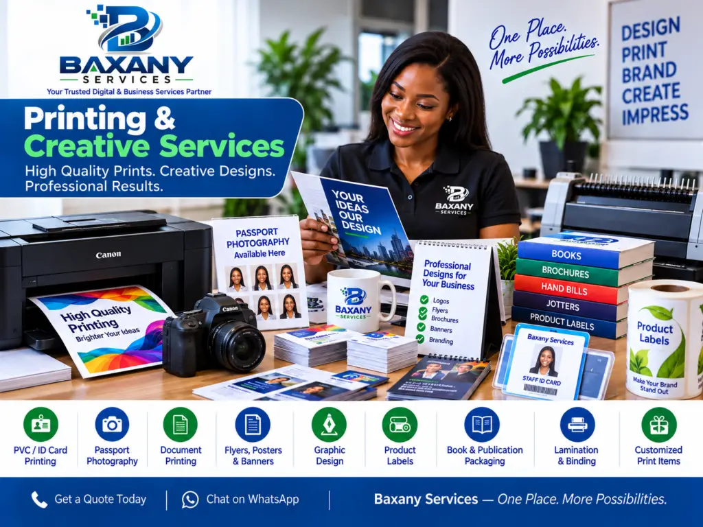 Professional printing ID cards passport photographs and graphic design